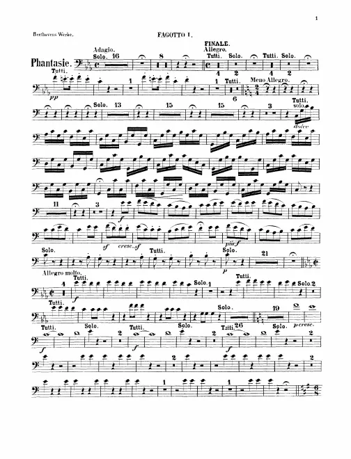 Bassoon 1, 2