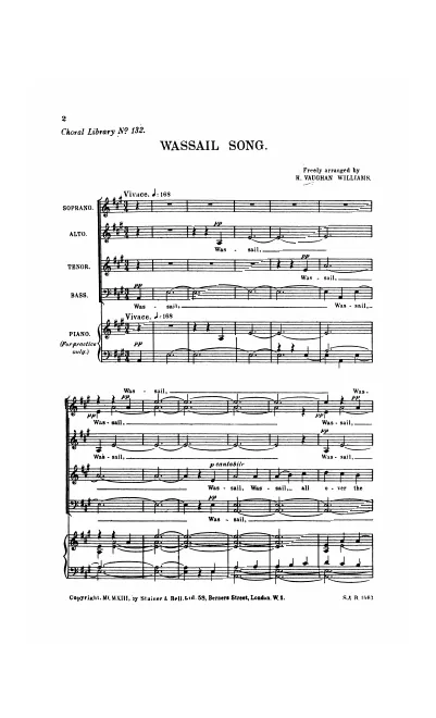 5. Wassail Song