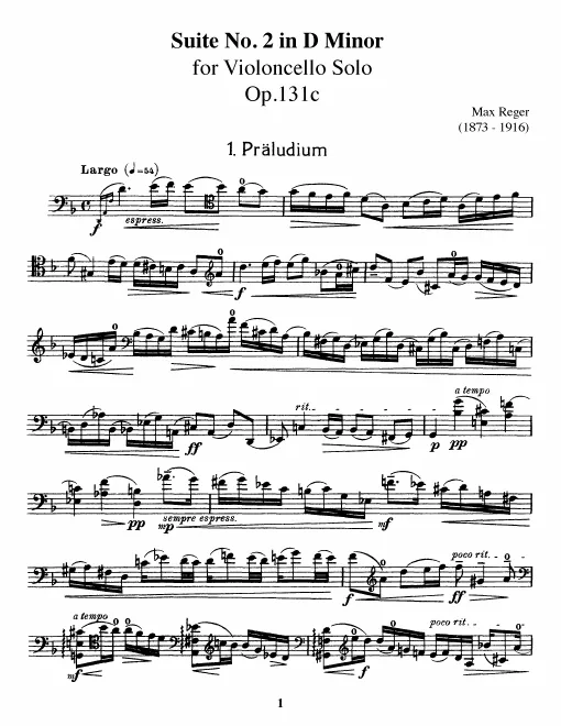 Suite No.2 in D minor
