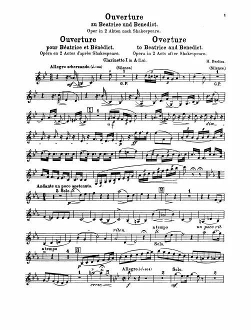Clarinet 1, 2 (A)
