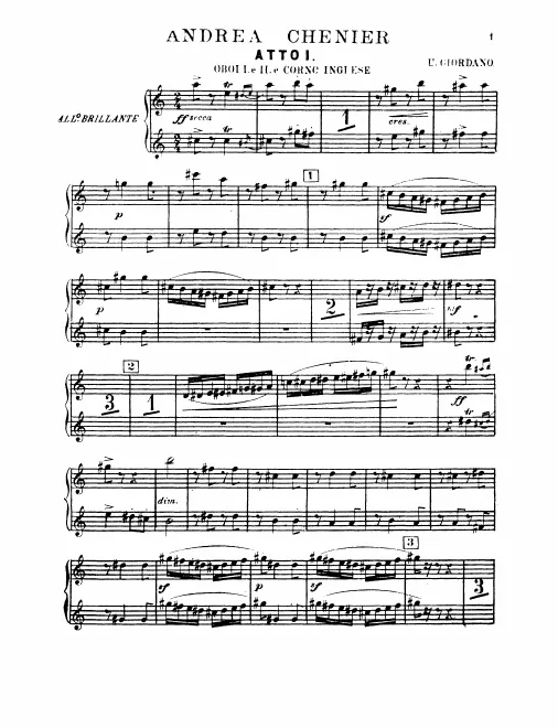 Oboe 1/2 (also English Horn)