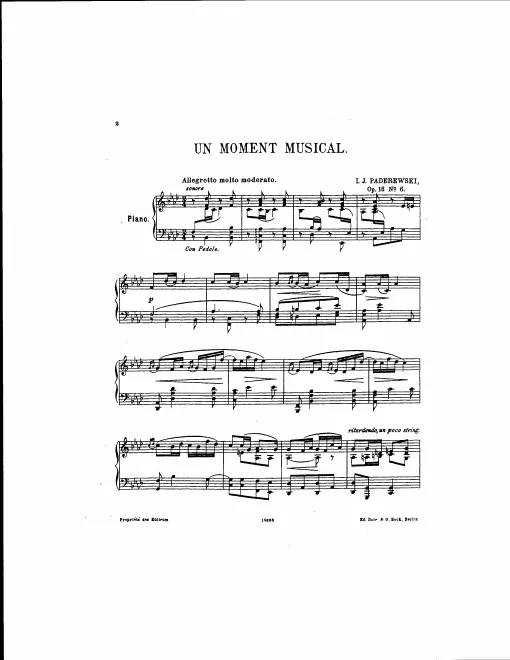 6. Un moment musical
