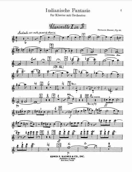Clarinet 1, 2 (B)