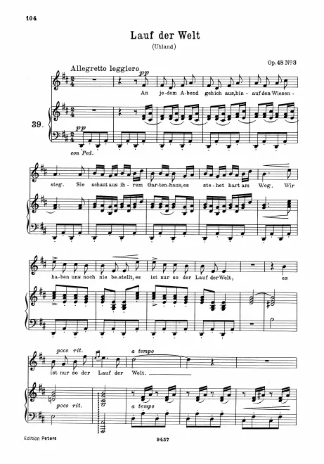 Complete Score (original / high key, )