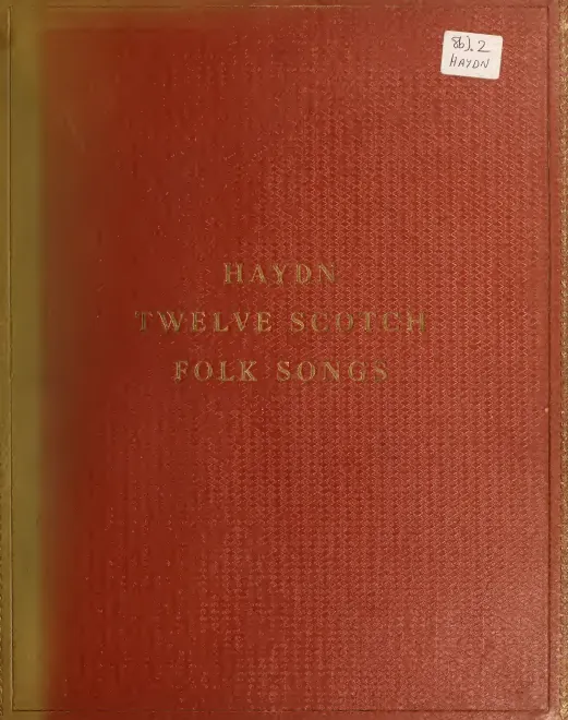 12 Songs, with parts (color)