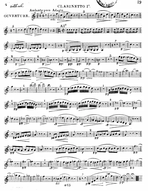 Clarinet 1, 2 (C)