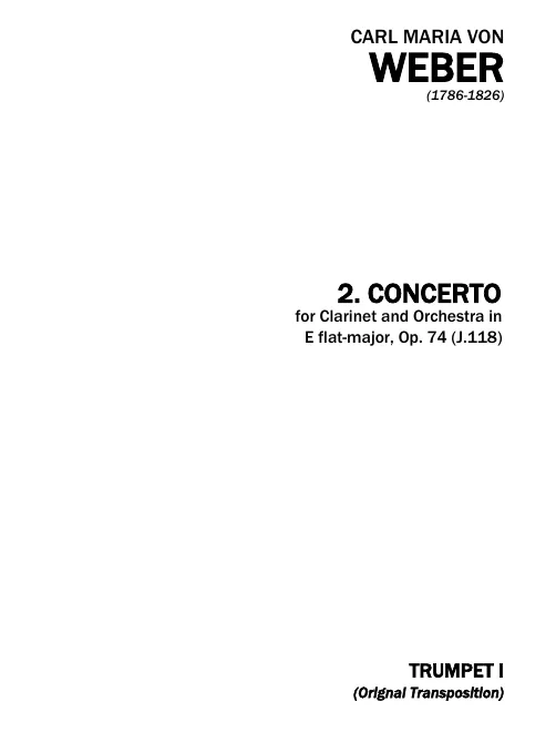 Trumpet 1, 2 (E♭, F)