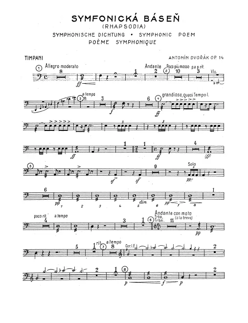 Timpani, Bass Drum, Cymbals, Triangle
