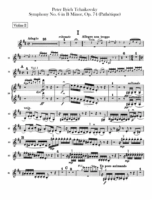 Violins II