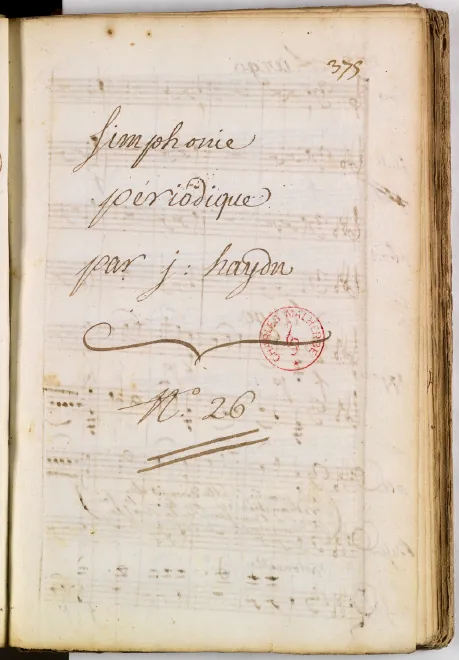 Symphony in D major, Hob.I:86