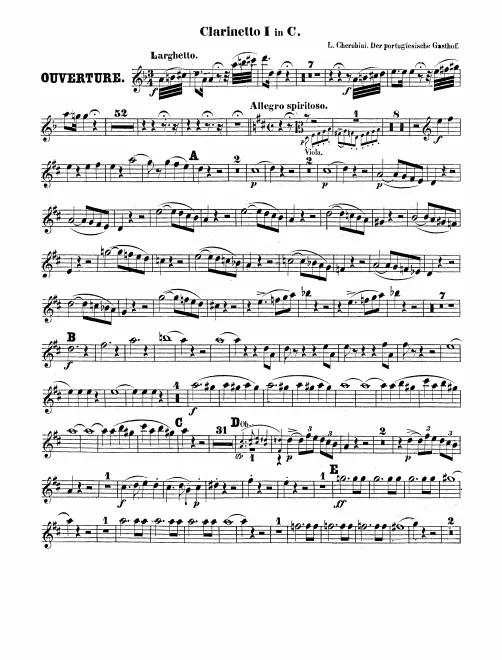 Clarinet 1, 2 (C)