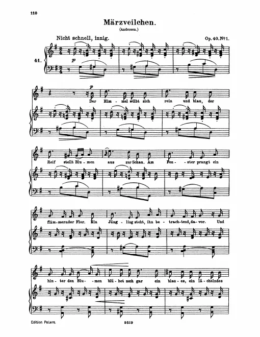 Complete Score (original / high voice)