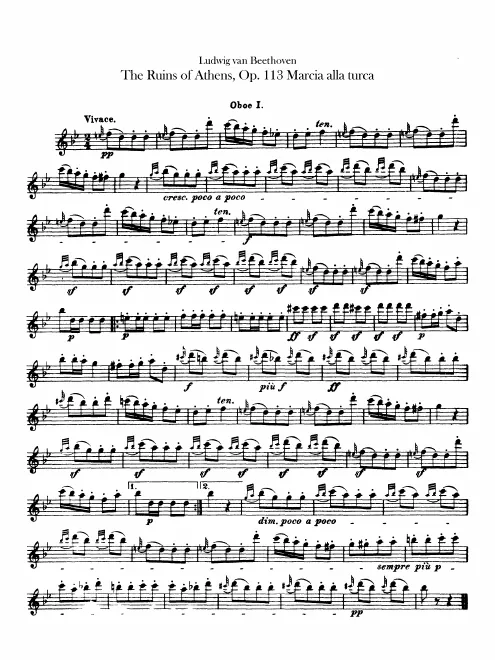 Oboe 1, 2