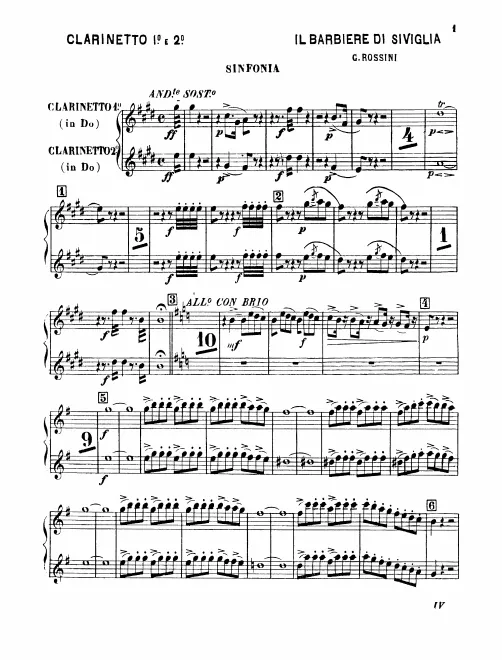 Clarinet 1/2 (C)