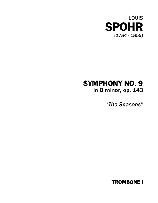 Trombone 1, 2, 3, Tuba