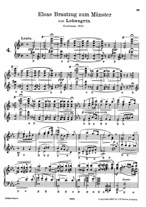 2. Elsas Brautzug zum Münster (Lohengrin)