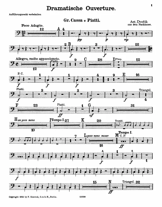 Bass Drum/Cymbals, Triangle