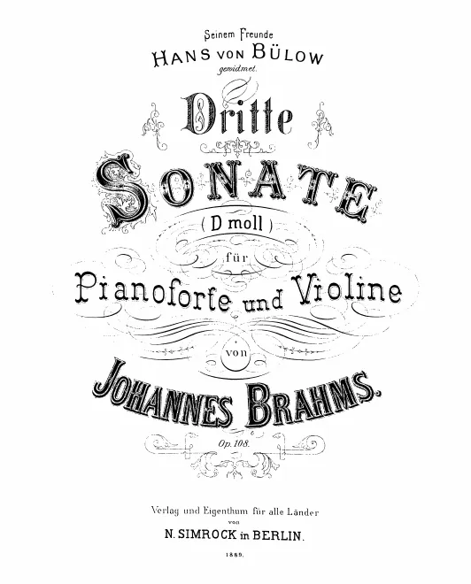 Complete Score and Violin Part (black and white)