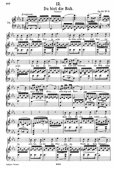 Complete Score (Original/High voice, )