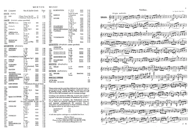 Complete Score and Parts