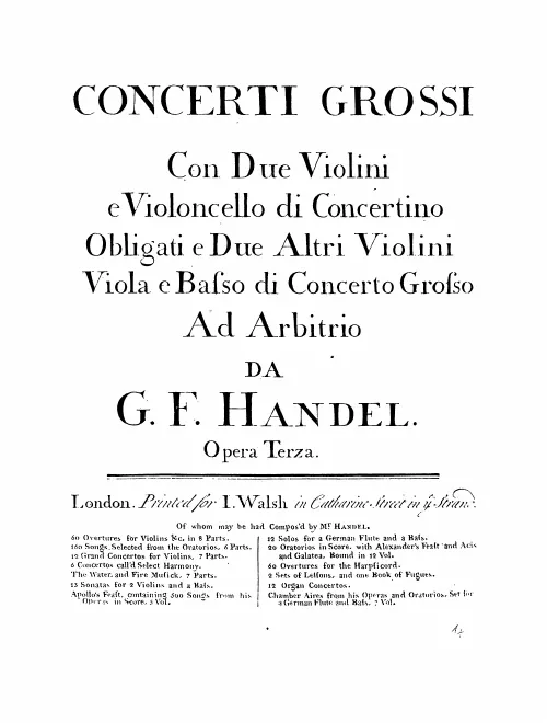 Violin, Oboe, Flute 2 (concertino)