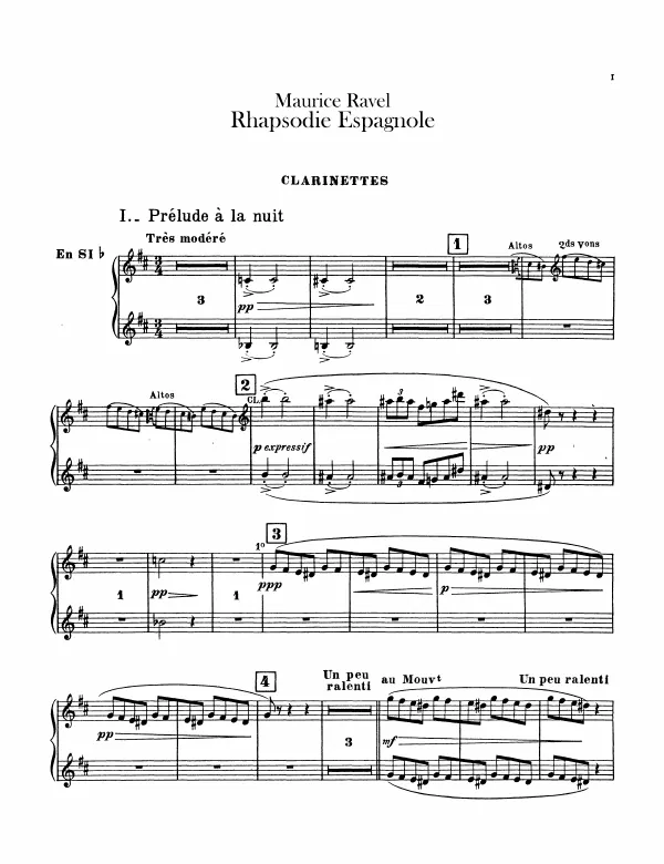 Clarinets 1/2, Bass Clarinet (B, A)