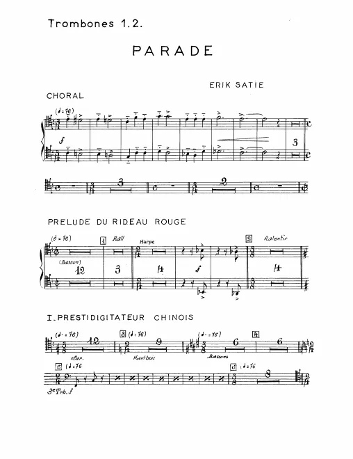 Trombone 1/2, 3, Tuba