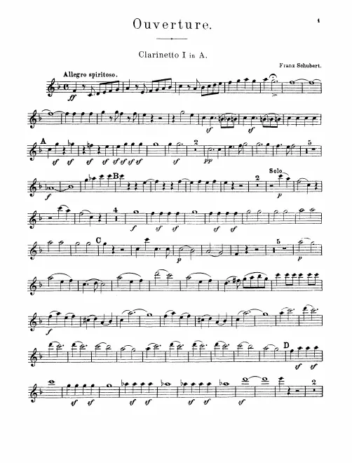 Clarinet 1, 2 (A)