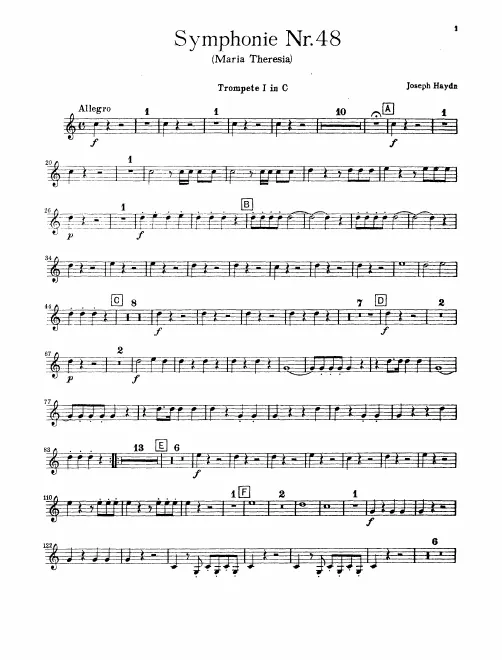 Trumpet 1, 2 (C)