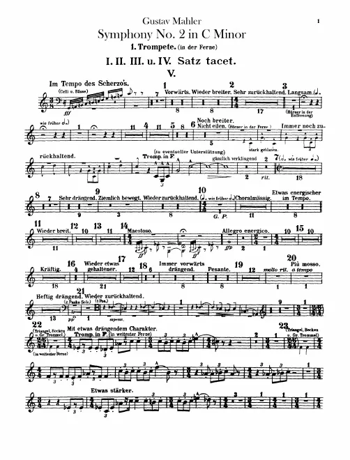 Trumpet 1 (F, Offstage)
