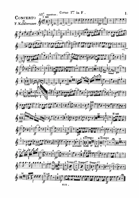 Horn 1, 2 (G)