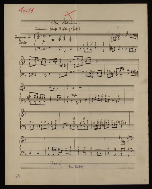 Cello/Organ Part