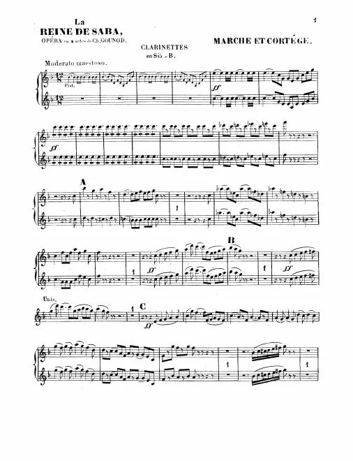 Clarinet 1/2 (B♭)