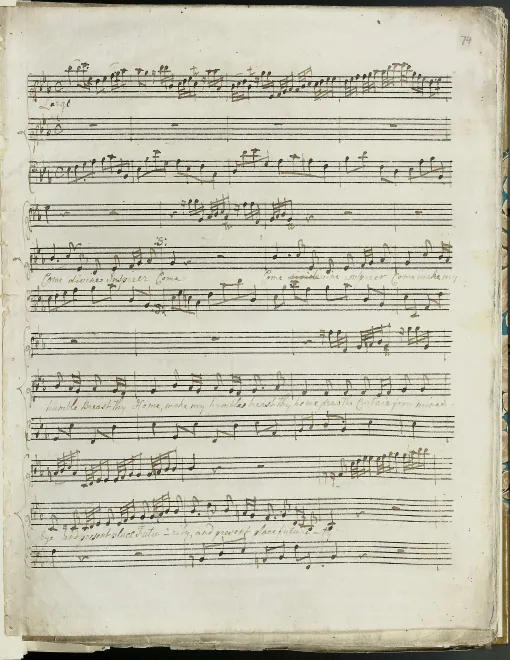 Air (Countertenor): Come, divine inspirer, come