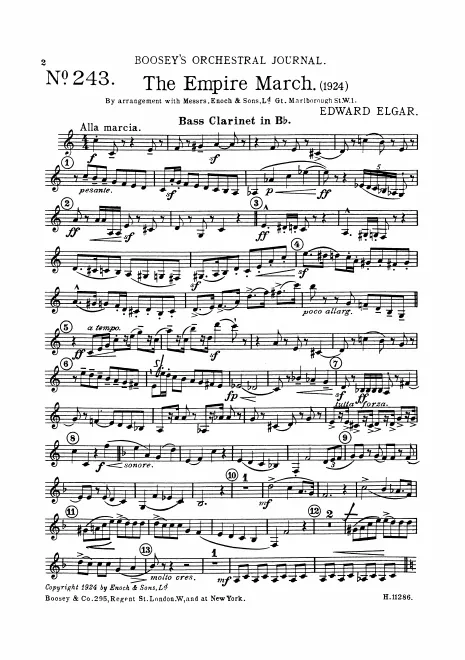 Bass clarinet (B)