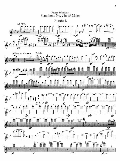 Flute 1, 2