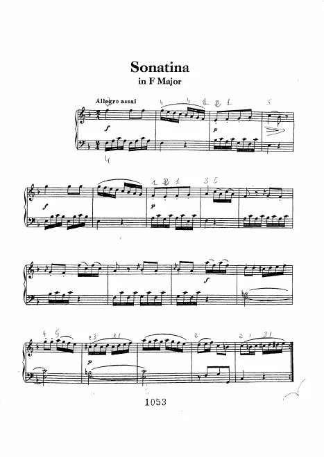 6. Sonatina in
