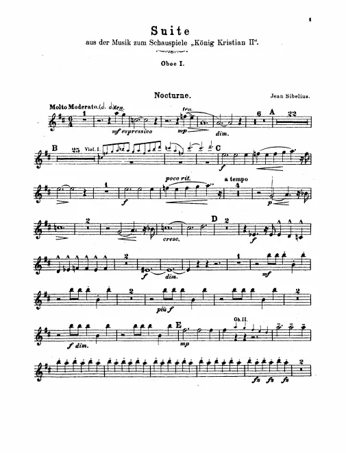 Oboe 1, 2
