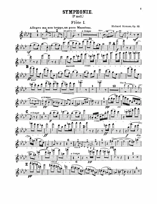 Flute 1, 2