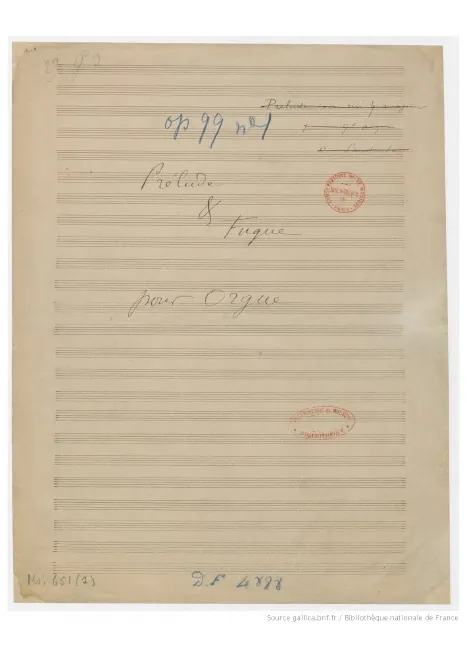 1. Prelude & Fugue in