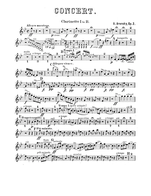 Clarinet 1, 2 (B)