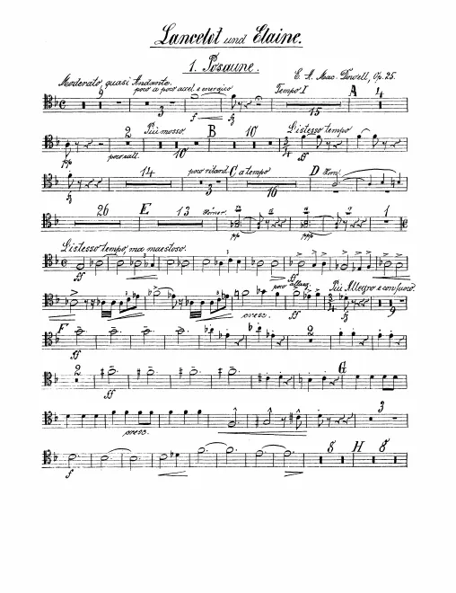 Trombone 1, 2, 3, Tuba