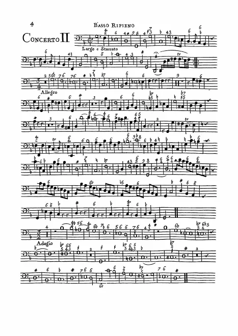 Continuo (Cellos, Basses, Keyboard)