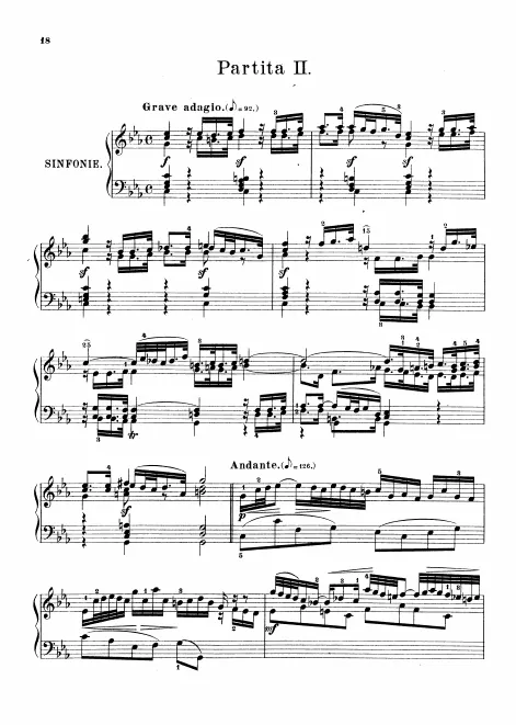 2. Partita in , BWV 826