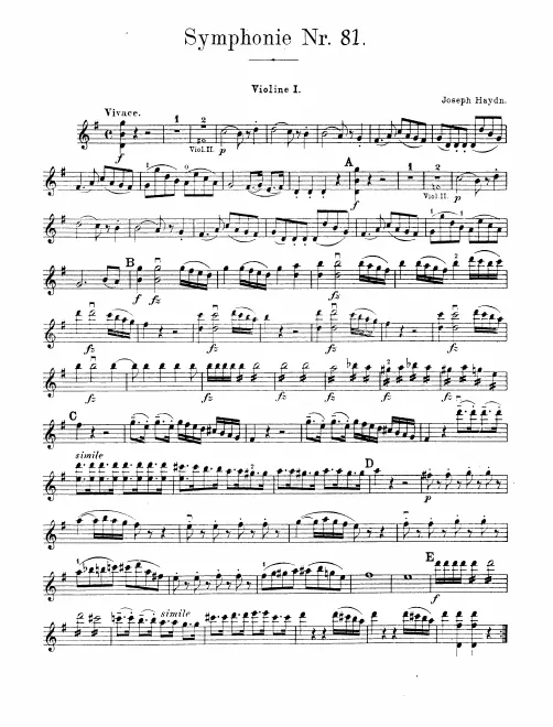 Violins I