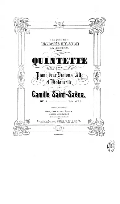 Piano Score