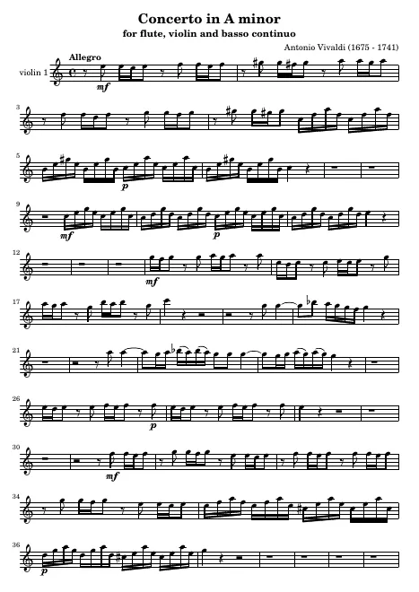 Violin 1