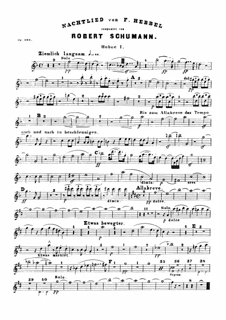 Oboe 1, 2