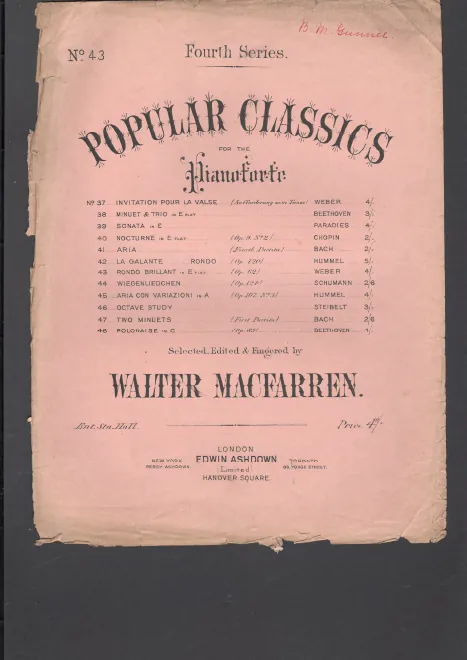 Covers, Title Page & Catalog