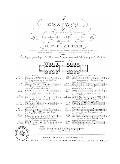 No.8, Trio: "D'un trouble inconnu" (Act II, No.9)